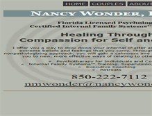 Tablet Screenshot of nancywonder.com